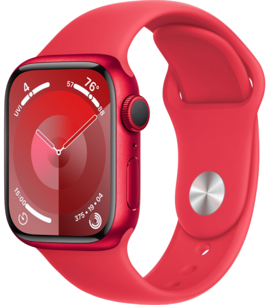 Apple Watch Series 9 45mm (PRODUCT)RED Aluminum Case Red Sport Band